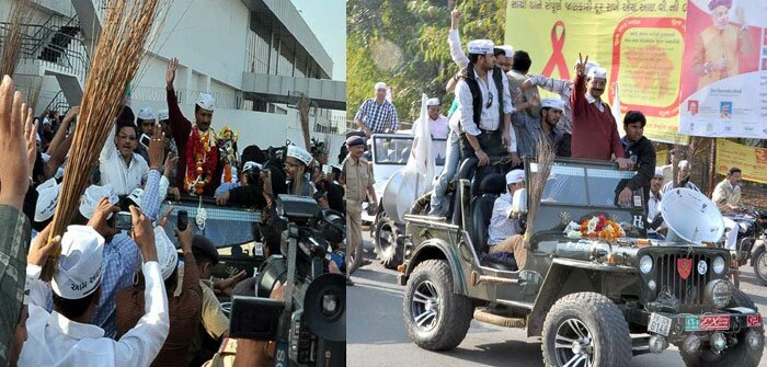 arvind kejriwal in narendra modi s den to verify development claims